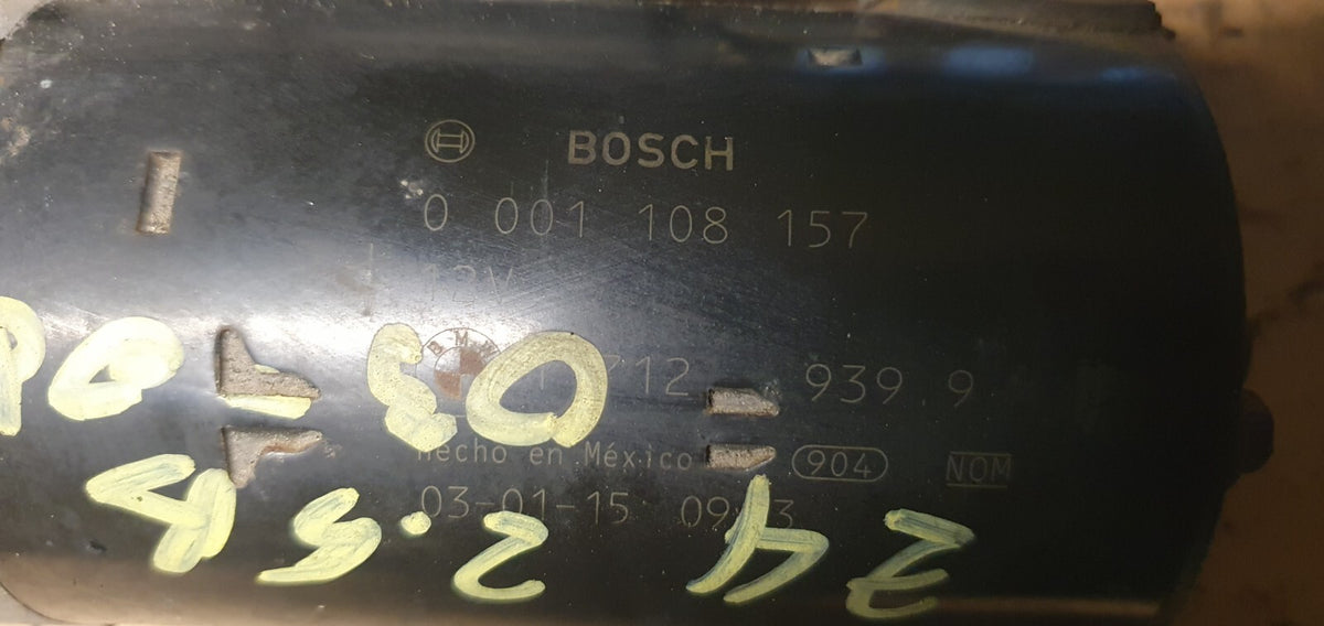 Motorino avviamento  Bmw Z4 2.5 B dal 2003 al 2008 Bosch 0001108157