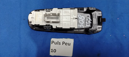 Puls Peu 10 - Pulsantiera anteriore sinistra Peugeot 308 2014 con 2 vetri