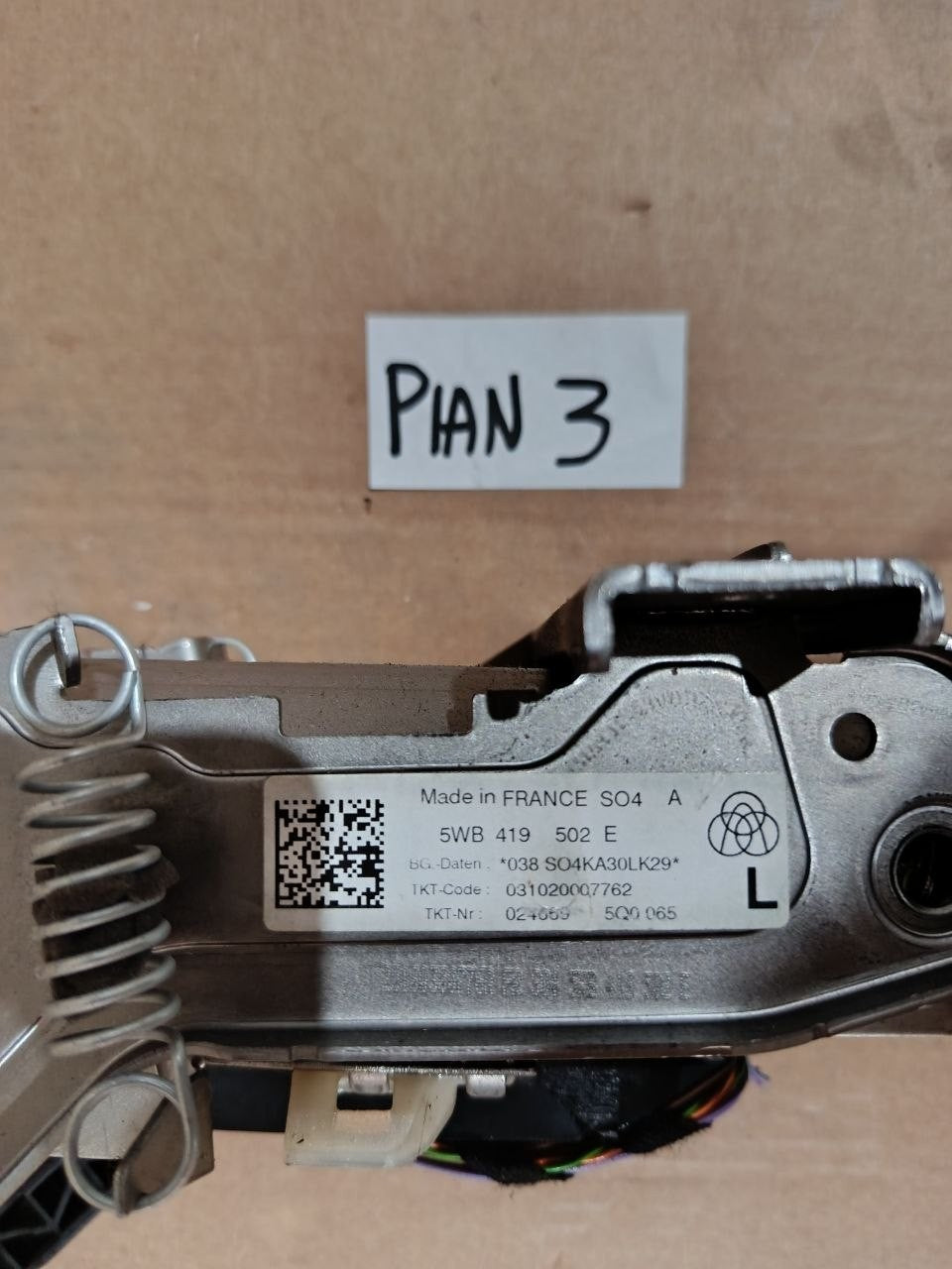 Pian 3 - Piantone sterzo manuale Volkswagen Golf 8 dal 2019 Cod 5WB419502E