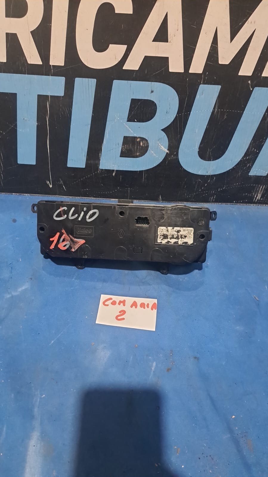 Com 2 Comando clima aria Renault clio 4 anno dal 2012