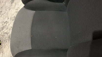 Tappezzeria in stoffa nero e grigio renault kangoo sedile lato guida con 3 buchi