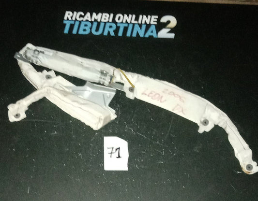 Airbag tendina laterale destra Seat leon 2006 in poi Numero 71